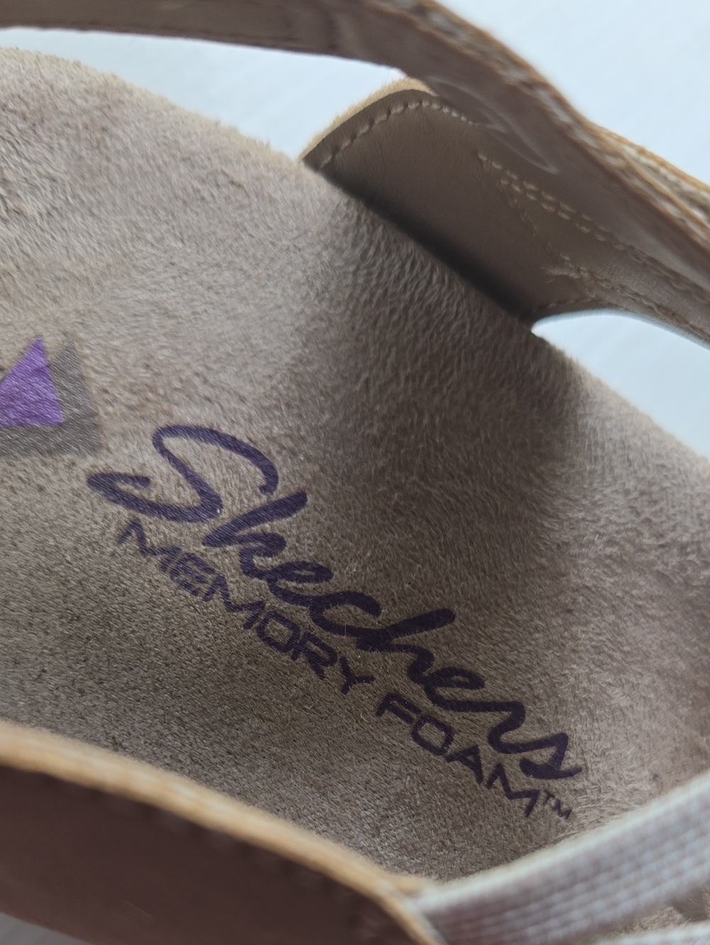 Skechers Reggae Slim Simply Stretch Tan  Sandal Size US 7 - Picture 10 of 10